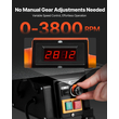 Τόρνος Ξυλουργικής VEVOR 1HP/750W Ισχύς Πάγκου Εργασίας 304 x 465 mm Τόρνος Ξύλου Πάγκου Εργασίας 0 έως 3800 RPM Μεταβλητή Ταχύτητα Κατάλληλος για Τόρνευση Μπολ, Στυλό, Κύπελλα και Μικρά Σκαλίσματα