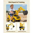 VEVOR Ride On Push Car Εκσκαφέας 25 kg με κράνος για νήπια