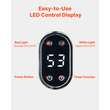 Κουβάς πετσετών VEVOR 25L με οθόνη LED, χρονοδιακόπτη και ρύθμιση θερμοκρασίας, γκρι