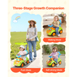 VEVOR Ride On Push Car 25 kg συρόμενο καρότσι για νήπια με προστατευτικά κιγκλιδώματα για παιδιά
