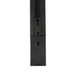 GLOBOSTAR® TRACKOLD-2PH 60875 Διφασική Ράγα 3 Καλωδίων 2L+1N για Σύστημα Ράγας Trackold-2PH AC 220-240V IP20 - Μαύρο Ματ - Μ100 x Π5 x Υ1cm