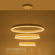 GLOBOSTAR® VENOM TRIO 61189-DECO Μοντέρνο Κρεμαστό Φωτιστικό Οροφής LED 120W 14158lm 120° AC 220-240V IP20 Ρυθμιζόμενο Λευκό CCT με Χειριστήριο από 2700K έως 6000K Dimmable - Lumileds SMD Chip - Λευκό Ματ - Μ80 x Π80 x Υ60cm - 3 Χρόνια Εγγύηση