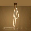 kelvo® GLOW 61672 Μοντέρνο Κρεμαστό Φωτιστικό Οροφής LED 42W 4200lm 360° AC 220-240V IP20 Ρυθμιζόμενο Λευκό CCT με Χειριστήριο από 2700K έως 6000K Dimmable - Lumileds SMD Chip - Χρυσό Πλατίνα & Λευκό Νήμα - Μ50 x Π50 x Υ70cm - 3 Χρόνια Εγγύηση