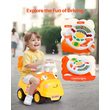 Παιδικό καρότσι VEVOR Ride On Push Car 22 kg με δυνατότητα μεταφοράς ποδιών και μουσικής για παιδιά