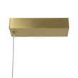 kelvo® GLOW 61664 Μοντέρνο Κρεμαστό Φωτιστικό Οροφής LED 15W 1500lm 360° AC 220-240V IP20 Ρυθμιζόμενο Λευκό CCT με Χειριστήριο από 2700K έως 6000K Dimmable - Lumileds SMD Chip - Χρυσό Πλατίνα & Λευκό Νήμα - Μ120 x Π3 x Υ25cm - 3 Χρόνια Εγγύηση