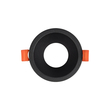 kelvo® DELTA 60629 Χωνευτό Κινούμενο Φωτιστικό Downlight Σποτ με Ντουί 1 x GU10 AC 220-240V IP20 - Μαύρο Ματ - Μ8.5 x Π8.5 x Υ3.5cm / Q7.5cm