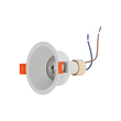 kelvo® DELTA 60630 Χωνευτό Κινούμενο Φωτιστικό Downlight Σποτ με Ντουί 1 x GU10 AC 220-240V IP20 - Λευκό Ματ - Μ8.5 x Π8.5 x Υ3.5cm / Q7.5cm