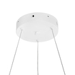 GLOBOSTAR® VENOM 61174 Μοντέρνο Κρεμαστό Φωτιστικό Οροφής LED 30W 3513lm 120° AC 220-240V IP20 Ρυθμιζόμενο Λευκό CCT με Χειριστήριο από 2700K έως 6000K Dimmable - Lumileds SMD Chip - Λευκό Ματ - Μ40 x Π40 x Υ6.5cm - 3 Χρόνια Εγγύηση