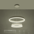 kelvo® VENOM 61186 Μοντέρνο Κρεμαστό Φωτιστικό Οροφής LED 75W 8818lm 120° AC 220-240V IP20 Ρυθμιζόμενο Λευκό CCT με Χειριστήριο από 2700K έως 6000K Dimmable - Lumileds SMD Chip - Λευκό Ματ - Μ60 x Π60 x Υ40cm - 3 Χρόνια Εγγύηση