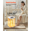 Κουβάς πετσετών VEVOR 20L με οθόνη LED, 4 γάντζους και κλειδαριά ασφαλείας, λευκό
