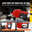 Αντλία μεταφοράς καυσίμου VEVOR, 12V DC 16 GPM 1/4 HP, Αντλία εξαγωγής βενζίνης με αυτόματο ακροφύσιο, σωλήνα εκκένωσης και σωλήνα αναρρόφησης για βενζίνη, ντίζελ, κηροζίνη, μείγματα αιθανόλης και μεθανόλης και βιοντίζελ