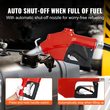 Αντλία μεταφοράς καυσίμου VEVOR, 12V DC 20 GPM 1/4 HP, Αντλία εξαγωγής βενζίνης με αυτόματο ακροφύσιο, σωλήνα εκκένωσης και σωλήνα αναρρόφησης για βενζίνη, ντίζελ, κηροζίνη, μείγματα αιθανόλης και μεθανόλης και βιοντίζελ