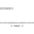 GLOBOSTAR® LUMAR 70326 Ταινία LED 14.4W/m 864lm/m 120° DC 24V Αδιάβροχη IP65 60 x SMD5050 Chip/m Μπλε Dimmable - Μ500 x Π1 x Υ0.2cm - Ρολό 5 Μέτρων - 5 Χρόνια Εγγύηση