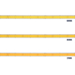 GLOBOSTAR® BEE 70357 Ταινία LED 9W/m 810lm/m 120° DC 24V IP20 384 x COB Chip/m Θερμό Λευκό 2700K Dimmable - Μ500 x Π0.5 x Υ0.2cm - Ρολό 5 Μέτρων - 5 Χρόνια Εγγύηση