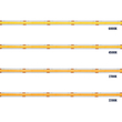GLOBOSTAR® BEE 70360 Ταινία LED 8W/m 800lm/m 120° DC 24V IP20 320 x COB Chip/m Φυσικό Λευκό 4500K Dimmable - Μ500 x Π0.8 x Υ0.2cm - Ρολό 5 Μέτρων - 5 Χρόνια Εγγύηση
