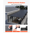 Ρολοειδής στέγη VEVOR, 15 x 20 ft, στέγη από καουτσούκ EPDM 45 mil, μεγάλη διάρκεια ζωής και αντοχή στις καιρικές συνθήκες, αντοχή σε σκληρές θερμοκρασίες, ευέλικτη και εύκολη εγκατάσταση, υπόστρωμα στέγης για τροχόσπιτα, στέγες, λίμνες