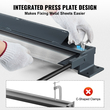 Φρένο VEVOR Box and Pan, 1220 mm ± 15 mm, Φρένο κάμψης λαμαρίνας 0-130 μοίρες, Φορητός μίνι κουρμπαδόρος μετάλλου με λαβή ισχύος από χάλυβα χαμηλού άνθρακα 20 Gauge και αλουμίνιο 14 Gauge, για κάμψη μετάλλου