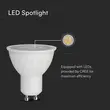 V-TAC - Φωτιστικό LED Chip CREE GU10 6W 38° 6500K Ρυθμιζόμενο