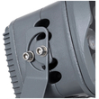 GLOBOSTAR® FLOOD-XENA 90121 Προβολέας Σποτ Wall Washer LED 12W 1320lm 10° AC 220-240V Αδιάβροχο IP65 Θερμό Λευκό 2700K - Γκρι Ανθρακί - Μ13.5 x Π11 x Υ15cm - 3 Χρόνια Εγγύηση