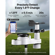 Μετεωρολογικός σταθμός VEVOR 5 σε 1 Wi-Fi, οθόνη VA 190,5 mm, ασύρματος αισθητήρας εξωτερικού χώρου με ηλιακή ενέργεια, βροχόμετρο, εσωτερικός/εξωτερικός χώρος για πρόγνωση καιρού, ταχύτητα ανέμου, κατεύθυνση, θερμοκρασία, υγρασία, βροχόπτωση