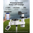 Μετεωρολογικός σταθμός VEVOR 7 σε 1 Wi-Fi, οθόνη TFT 177,8 mm, ασύρματος αισθητήρας εξωτερικού χώρου με ηλιακή ενέργεια, βροχόμετρο, εσωτερικός/εξωτερικός χώρος για πρόγνωση καιρού, ταχύτητα ανέμου, κατεύθυνση, θερμοκρασία, υγρασία, βροχόπτωση