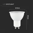 V-TAC - Φωτιστικό LED Chip CREE GU10 7,5W 110° Κάλυψη Ματ 4000K