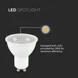 V-TAC - Φωτιστικό LED Chip CREE GU10 7,5W 38° 3000K