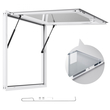 Παράθυρο VEVOR Concession 92x92 cm, Πλαίσιο αλουμινίου για φορτηγό τροφίμων, Παράθυρο σερβιρίσματος με βάση έως 85 μοίρες με πόρτα τέντας και γάντζο έλξης, Ανθεκτικό στο νερό της βροχής για ρυμουλκούμενα παραχώρησης