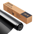 Βινύλιο μεταφοράς θερμότητας VEVOR, 304,8 x 7260mm, Γυαλιστερό μαύρο σίδερο HTV σε ρολό βινυλίου, εύκολο στην κοπή και το ξερίζωμα, ισχυρή πρόσφυση, συμβατό με μηχανές κοπής, για διάφορα υλικά, μπλουζάκια, μαξιλάρια, καπέλα
