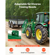 Πιρούνια παλετών VEVOR Skid Steer, Ονομαστική χωρητικότητα φορτίου 1814 kg, Προσάρτημα πλαισίου πιρουνιού παλέτας με λεπίδες περονοφόρου ανυψωτικού πιρουνιού παλέτας 915 mm, Δέκτης ρυμούλκησης 50,8 mm και μανίκια λόγχης, Κατάλληλο για τρακτέρ JD