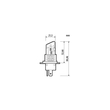 H4 24V P43t 1500/1900lm+1100/1500lm 6.500k HALO LED QUICK-FIT ALIEN-X SERIES PLUG & PLAY 1ΤΕΜ