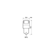 P21W 24V BA15s 540/260lm 6.500K ΔΙΠΛΗΣ ΠΟΛΙΚΟΤΗΤΑΣ LED CAN-BUS PRO-USER SERIES 24V 2ΤΕΜ.
