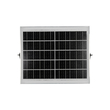 GLOBOSTAR® LUMOVOX 73068 Προβολέας LED 200W 10000lm 120° DC 5V με Φωτοβολταϊκό Panel 5V 12W & Επαναφορτιζόμενη Μπαταρία Li-ion 3.2V 10000mAh Αδιάβροχο IP65 Ψυχρό Λευκό 6000K - 180 x SMD2835 Sanan Chip - Γκρι Ανθρακί - Μ29 x Π0 x Υ19cm - 2 Χρόνια Εγγύηση
