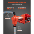 Αντλία μεταφοράς καυσίμου VEVOR 230V, 15 GPM 57 L/min, ηλεκτρική αντλία μεταφοράς λαδιού AC, με ακροφύσιο καυσίμου αυτόματης απενεργοποίησης και εύκαμπτο σωλήνα εκκένωσης, κιτ υψηλής ροής για βενζίνη, ντίζελ, κηροζίνη, βιοντίζελ, μείγματα αιθανόλης