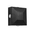 kelvo® ARKOS KLV-101-0110 Μοντέρνο Φωτιστικό Τοίχου - Απλίκα LED 8W 840lm 15° AC 220-240V Αδιάβροχο IP65 Θερμό Λευκό 2700K - Lumileds COB Chip & TÜV SÜD Driver - Μαύρο Ματ - Μ14 x Π5.5 x Υ14cm - 5 Χρόνια Εγγύηση