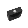 kelvo® ARKOS KLV-101-0110 Μοντέρνο Φωτιστικό Τοίχου - Απλίκα LED 8W 840lm 15° AC 220-240V Αδιάβροχο IP65 Θερμό Λευκό 2700K - Lumileds COB Chip & TÜV SÜD Driver - Μαύρο Ματ - Μ14 x Π5.5 x Υ14cm - 5 Χρόνια Εγγύηση