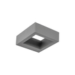 kelvo® AURA KLV-101-0117 Μοντέρνο Φωτιστικό Τοίχου - Απλίκα LED 7W 875lm 45° AC 220-240V Αδιάβροχο IP65 Θερμό Λευκό 2700K - Bridgelux COB Chip & TÜV SÜD Driver - Γκρι Ανθρακί Ματ - Μ15 x Π12.5 x Υ4.5cm - 5 Χρόνια Εγγύηση