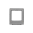 kelvo® AURA KLV-101-0117 Μοντέρνο Φωτιστικό Τοίχου - Απλίκα LED 7W 875lm 45° AC 220-240V Αδιάβροχο IP65 Θερμό Λευκό 2700K - Bridgelux COB Chip & TÜV SÜD Driver - Γκρι Ανθρακί Ματ - Μ15 x Π12.5 x Υ4.5cm - 5 Χρόνια Εγγύηση