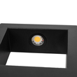 kelvo® AURA KLV-101-0116 Μοντέρνο Φωτιστικό Τοίχου - Απλίκα LED 7W 875lm 45° AC 220-240V Αδιάβροχο IP65 Θερμό Λευκό 2700K - Bridgelux COB Chip & TÜV SÜD Driver - Μαύρο Ματ - Μ15 x Π12.5 x Υ4.5cm - 5 Χρόνια Εγγύηση