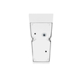 kelvo® FLUX KLV-101-0121 Μοντέρνο Φωτιστικό Τοίχου - Απλίκα LED 6W 750lm 30° AC 220-240V Αδιάβροχο IP65 Θερμό Λευκό 2700K - Bridgelux COB Chip & TÜV SÜD Driver - Λευκό Ματ - Μ5 x Π8.5 x Υ17cm - 5 Χρόνια Εγγύηση