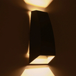 kelvo® FLUX KLV-101-0120 Μοντέρνο Φωτιστικό Τοίχου - Απλίκα LED 6W 750lm 30° AC 220-240V Αδιάβροχο IP65 Θερμό Λευκό 2700K - Bridgelux COB Chip & TÜV SÜD Driver - Γκρι Ανθρακί Ματ - Μ5 x Π8.5 x Υ17cm - 5 Χρόνια Εγγύηση