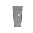 kelvo® FLUX KLV-101-0120 Μοντέρνο Φωτιστικό Τοίχου - Απλίκα LED 6W 750lm 30° AC 220-240V Αδιάβροχο IP65 Θερμό Λευκό 2700K - Bridgelux COB Chip & TÜV SÜD Driver - Γκρι Ανθρακί Ματ - Μ5 x Π8.5 x Υ17cm - 5 Χρόνια Εγγύηση