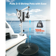 Εξολκέας κάδου VEVOR, 12V DC 1200W, Βαρούλκο με κάδο ανύψωσης 90 kg, Ταχύτητα κάδου 35 m/min, Περιστροφή 360° & Ανθεκτικό στη διάβρωση, Εξολκέας κάδου για καβούρια, γαρίδες και αστακούς