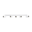 kelvo® SPOTA KLV-101-0143 Μοντέρνο Κινούμενο Φωτιστικό Σποτ Οροφής με Ντουί 5 x GU10 90° AC 220-240V IP20 - Λευκό Ματ - Μ79.5 x Π6.3 x Υ14cm