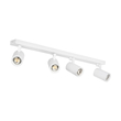 kelvo® SPOTA KLV-101-0141 Μοντέρνο Κινούμενο Φωτιστικό Σποτ Οροφής με Ντουί 4 x GU10 90° AC 220-240V IP20 - Λευκό Ματ - Μ64 x Π6 x Υ14cm