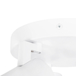 kelvo® SPOTA KLV-101-0145 Μοντέρνο Κινούμενο Φωτιστικό Σποτ Οροφής με Ντουί 3 x GU10 90° AC 220-240V IP20 - Λευκό Ματ - Μ19 x Π19 x Υ14cm