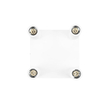 kelvo® SPOTA KLV-101-0147 Μοντέρνο Κινούμενο Φωτιστικό Σποτ Οροφής με Ντουί 4 x GU10 90° AC 220-240V IP20 - Λευκό Ματ - Μ26 x Π26 x Υ14cm