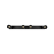 kelvo® SPOTA KLV-101-0140 Μοντέρνο Κινούμενο Φωτιστικό Σποτ Οροφής με Ντουί 4 x GU10 90° AC 220-240V IP20 - Μαύρο Ματ - Μ64 x Π6 x Υ14cm
