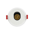 kelvo® ASYMMETRICAL KLV-101-0131 Χωνευτό Downlight Σποτ LED 7W 875lm 15°x30° AC 220-240V IP20 Φυσικό Λευκό 4500K - Bridgelux COB Chip & TÜV SÜD Driver - Λευκό Ματ - Μ8.3 x Π8.3 x Υ8.16cm / Q7.25cm - 5 Χρόνια Εγγύηση