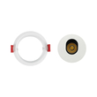 kelvo® ASYMMETRICAL KLV-101-0131 Χωνευτό Downlight Σποτ LED 7W 875lm 15°x30° AC 220-240V IP20 Φυσικό Λευκό 4500K - Bridgelux COB Chip & TÜV SÜD Driver - Λευκό Ματ - Μ8.3 x Π8.3 x Υ8.16cm / Q7.25cm - 5 Χρόνια Εγγύηση